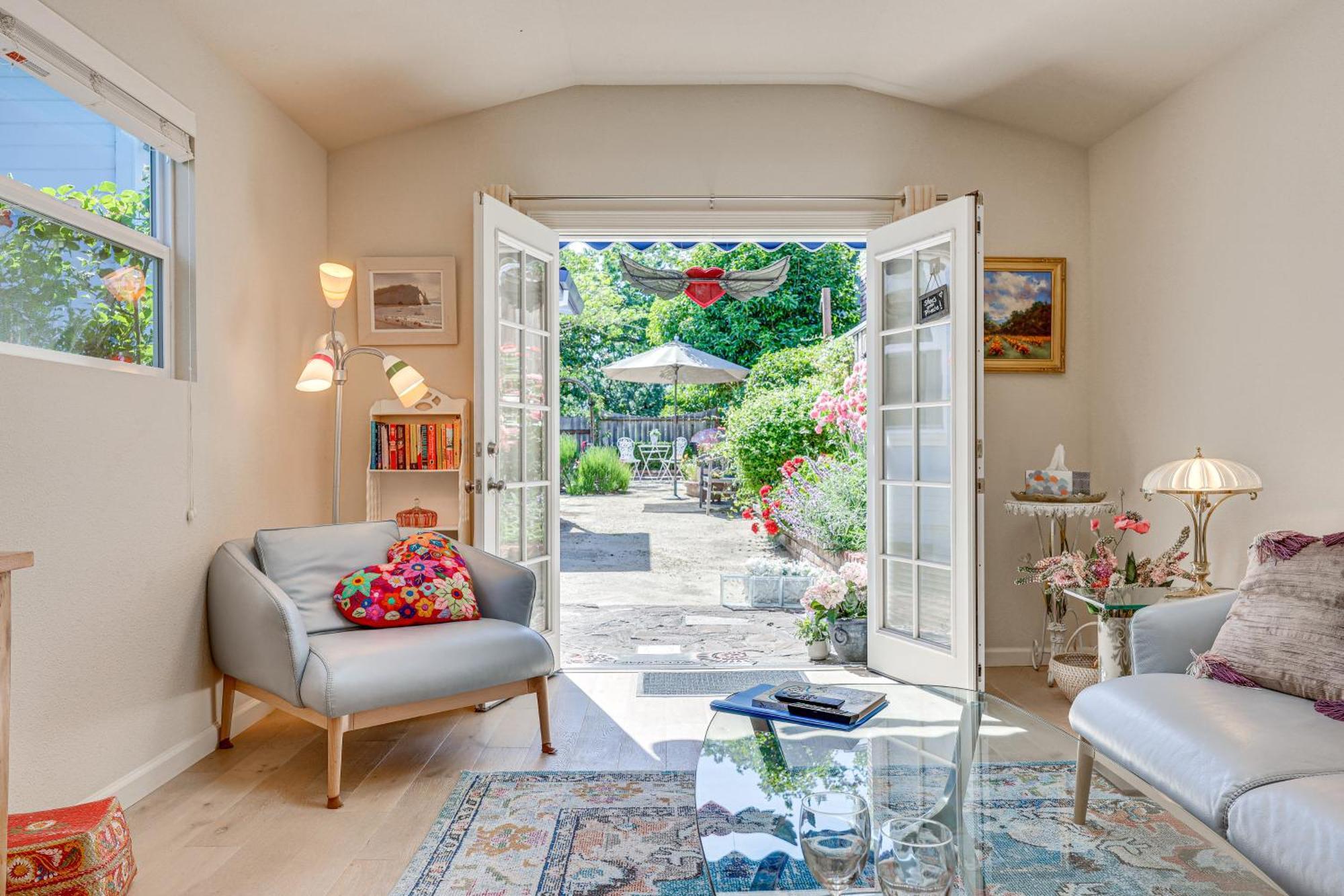 Romantic Casita With Garden And Deck 2 Miles To Plaza! Sonoma Ngoại thất bức ảnh
