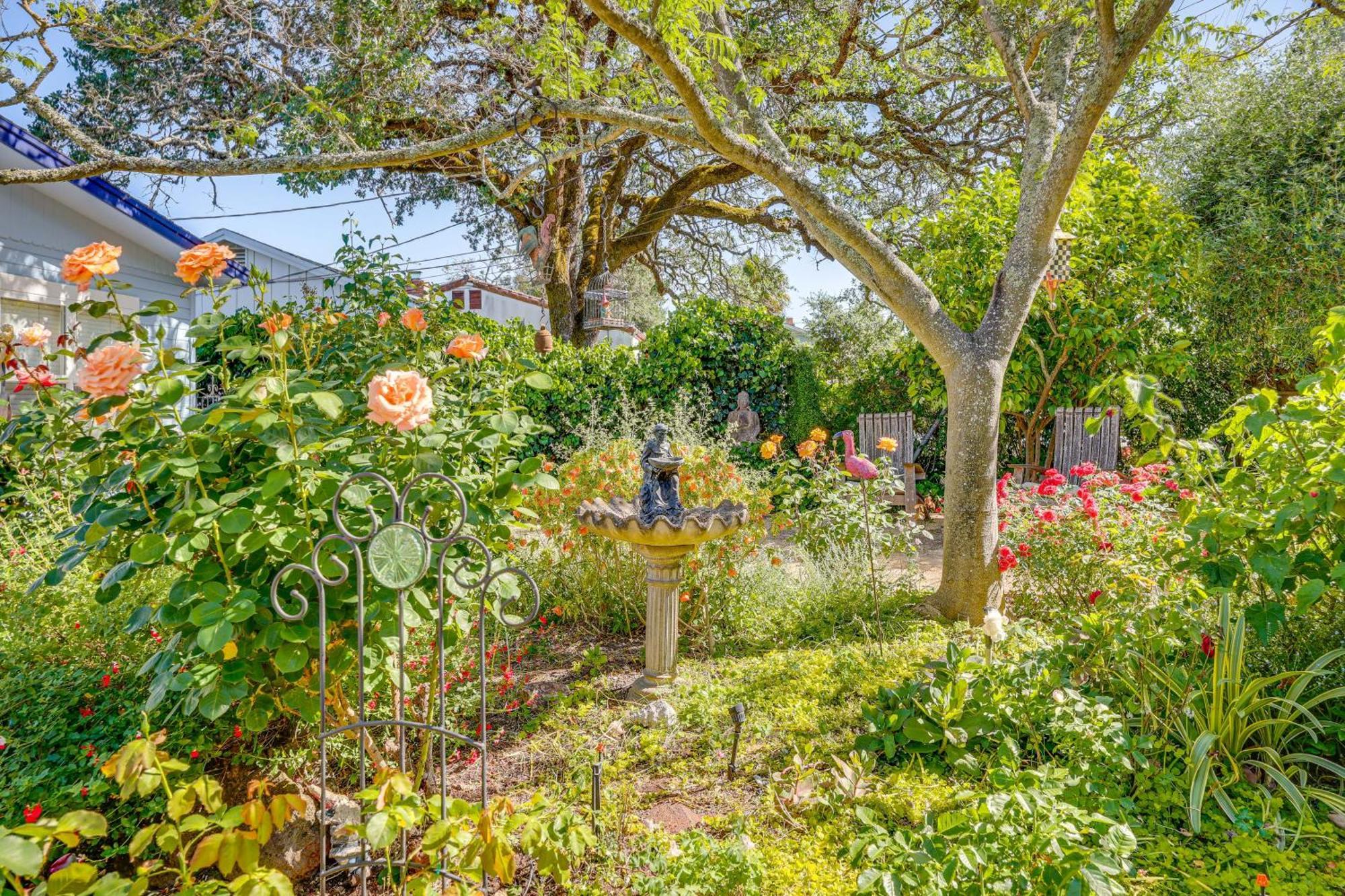 Romantic Casita With Garden And Deck 2 Miles To Plaza! Sonoma Ngoại thất bức ảnh