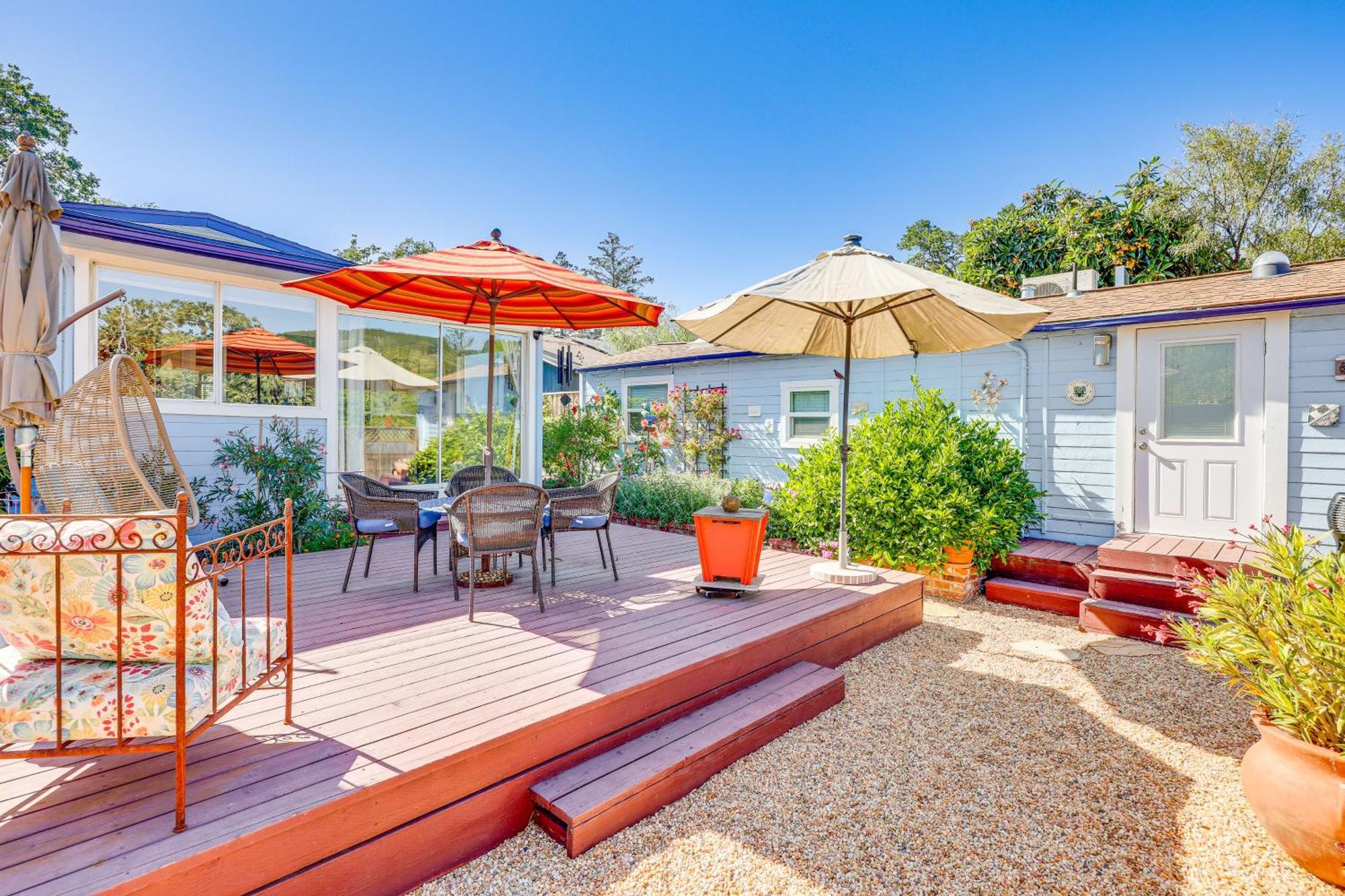 Romantic Casita With Garden And Deck 2 Miles To Plaza! Sonoma Ngoại thất bức ảnh