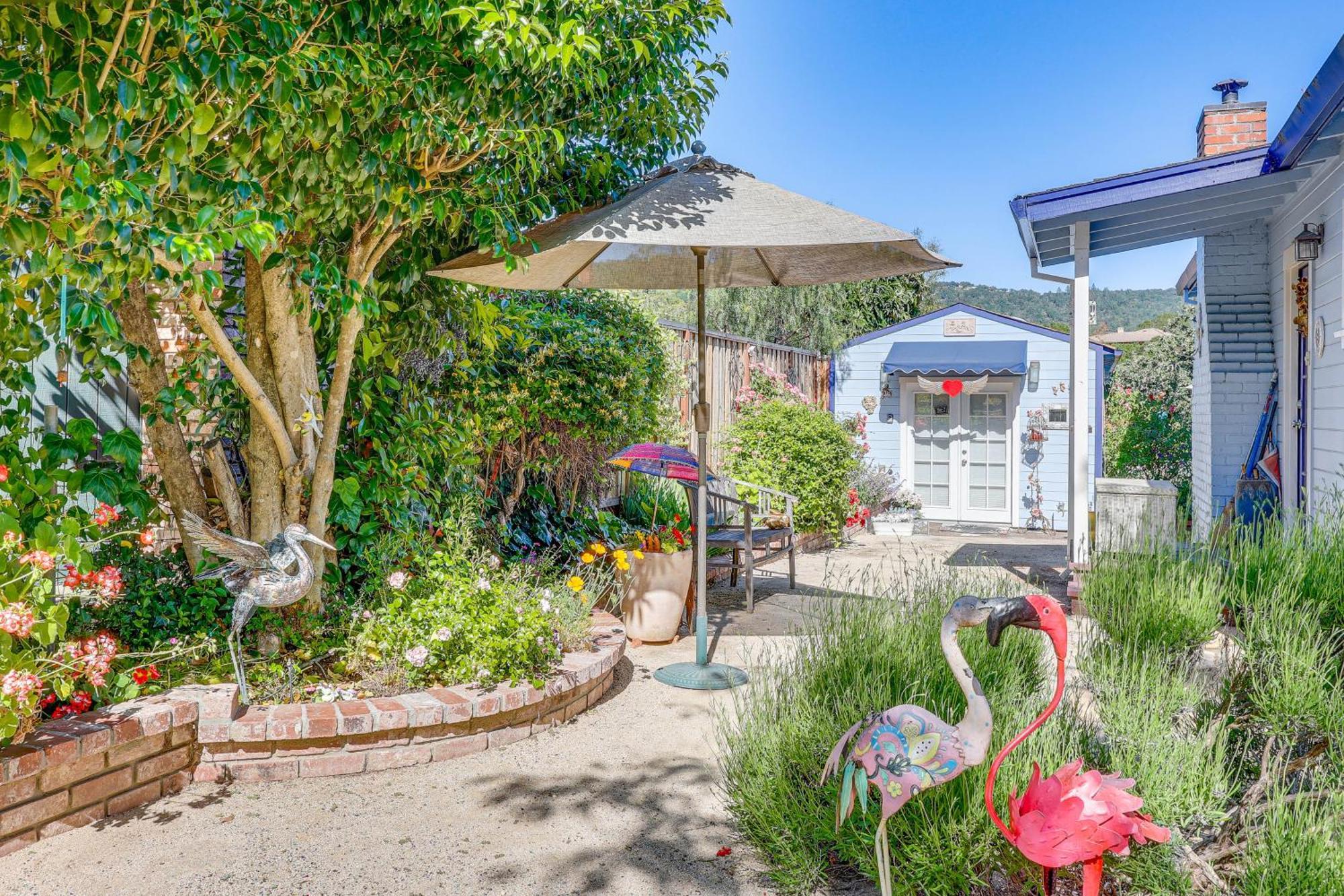 Romantic Casita With Garden And Deck 2 Miles To Plaza! Sonoma Ngoại thất bức ảnh